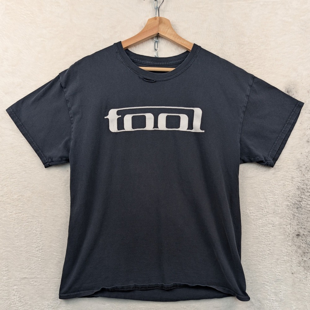 VTG Tool T-Shirt Men's Large Black Wrench Rock Band Skater Grunge Streetwear Y2K